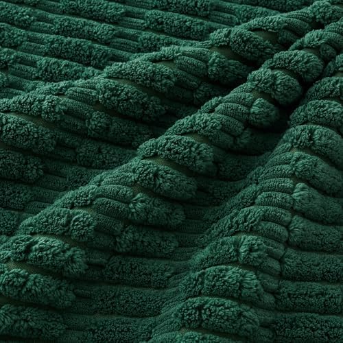 MIULEE Pack of 4 Christmas Decorative Throw Pillow Covers 20x20 Dark Green - Image 5