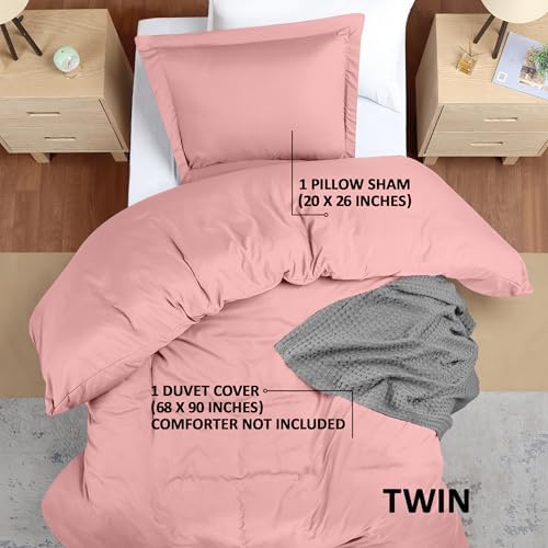 Duvet Cover Twin, 2 Piece Set, Extra Soft - Image 2