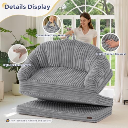MAXYOYO Folding Sofa Bed Chair, Sleeper Chair - Image 5