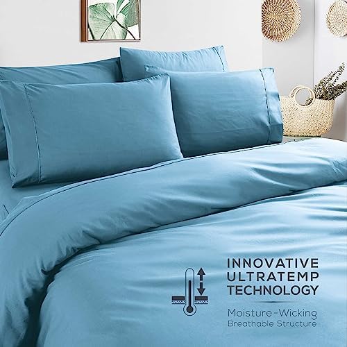 Mueller UltraTemp 6 PC Queen Sheet Set - Image 6