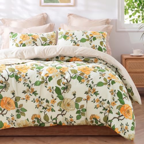 Exclusivo Mezcla Lightweight Reversible Queen Comforter Set Floral, 3 Piece - Image 2