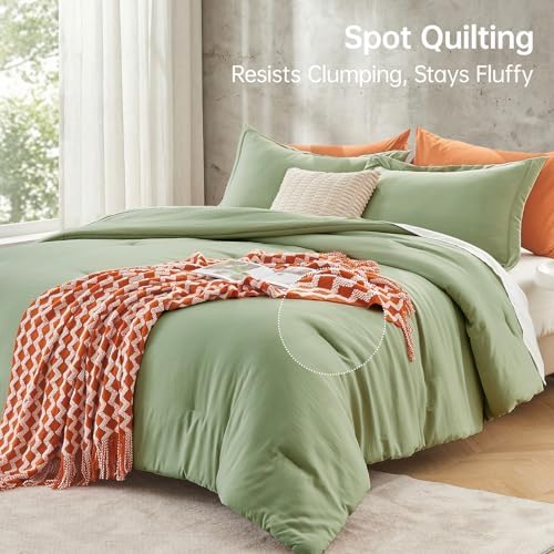 MUXHOMO Full Comforter Set, 3-Piece All-Season Bedding - Image 5