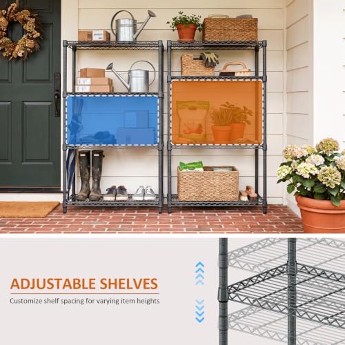 4-Tier Heavy Duty Chrome Metal Wire Shelving - Image 5