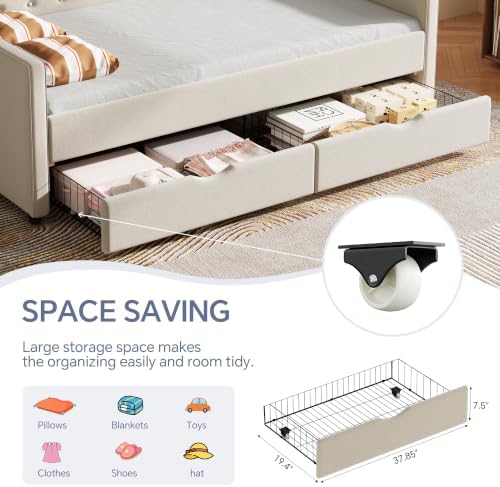 Upholstered Twin Size Daybed - Image 6