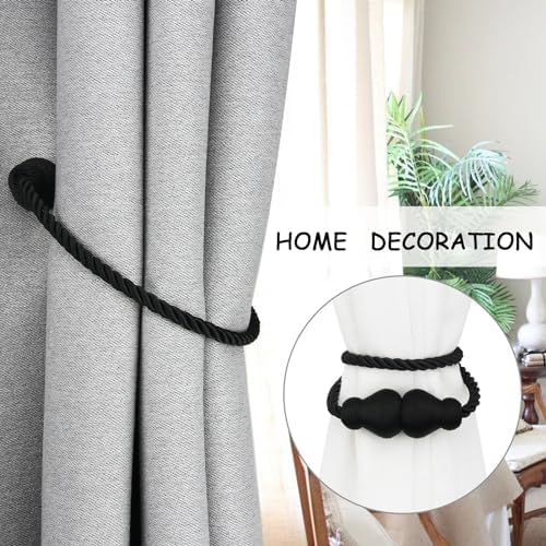 Magnetic Curtain Tiebacks Decorative Curtain Holders - Image 5