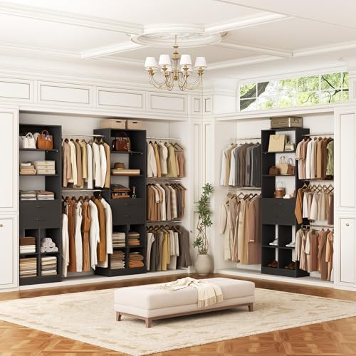 Besiost Closet System, 4-8 FT Closet Organizer System - Image 2
