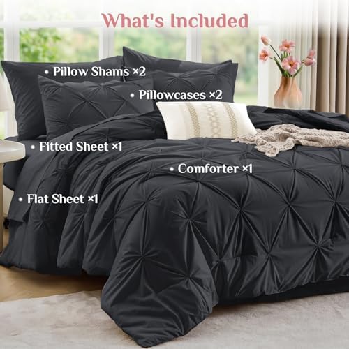 JOLLYVOGUE King Size Comforter Set 7 Pieces - Image 7