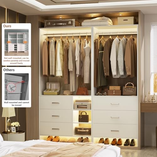 Aheaplus Closet System with 6 Drawers - Image 4