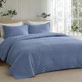 Bedsure Queen Size Quilt, Lightweight Comforter Set, Mineral Blue Bedspread by BEDSURE