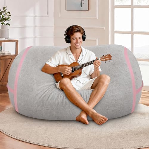 4FT Bean Bag Chair 4'Big Bean Bag Chairs - Image 3