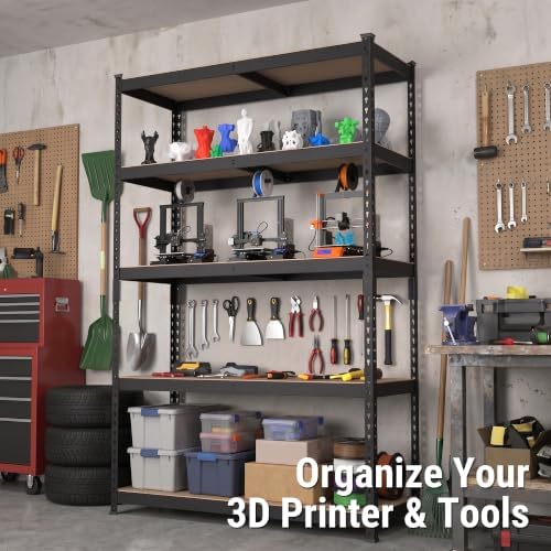 WORKPRO Shelving with MDF Board, 35-3/10”W x 17-1/2”D x 72”H, 1650LBS Load - Image 4