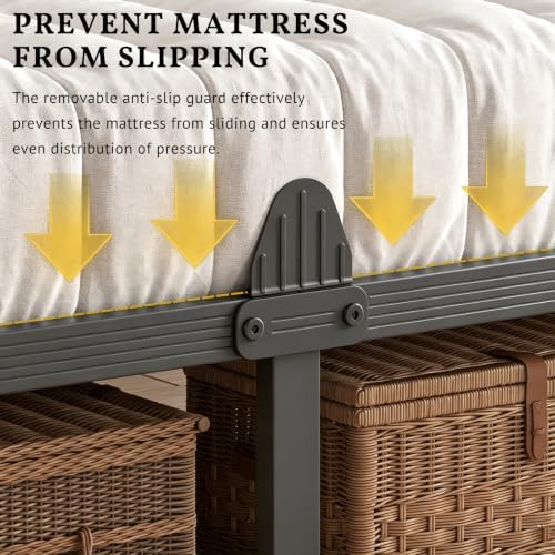12 Inch Twin Metal Daybed Frame - Image 6