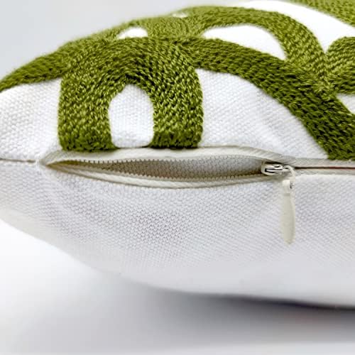 Alysheer Embroidered Lumbar Throw Pillow Cover 12"x 20" - Image 6