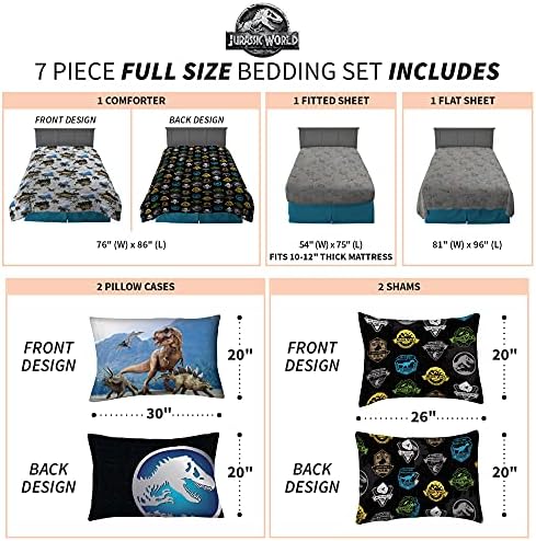 Franco Kids Bedding Super Soft Comforter and Sheet Set - Image 4