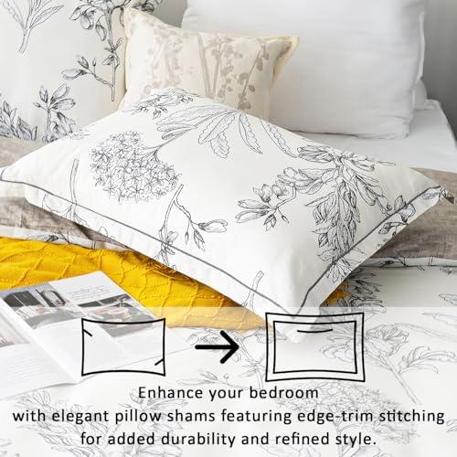 Floral Cotton Comforter Queen Size 3Pcs - Image 2