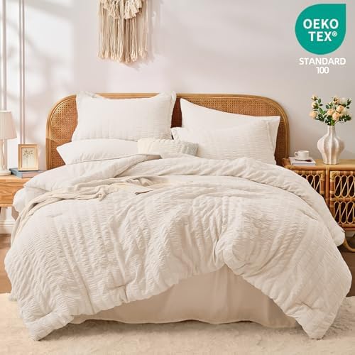 Full Size Comforter Sets with Sheets, 7-Piece Bedding Set - Image 5