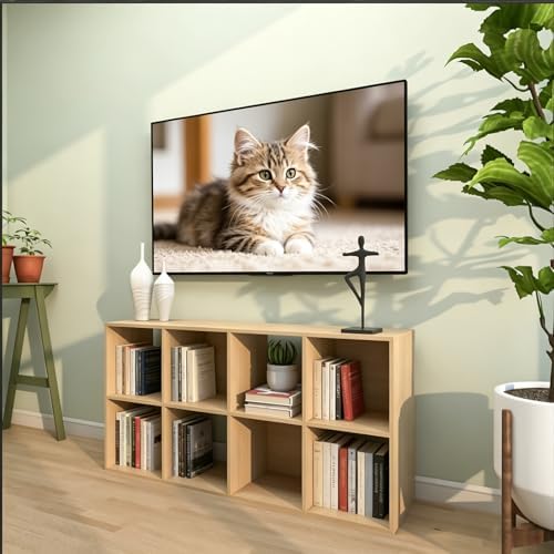 CTESNE【2026】 8 Cube Shelf with Anti-Tipping Kits + Reversible Open Back Bookcase - Image 2