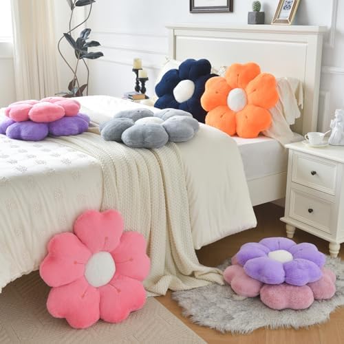 Flower Pillow, Cute Daisy Decorative Throw Pillows, 19.6 Inches - Image 6