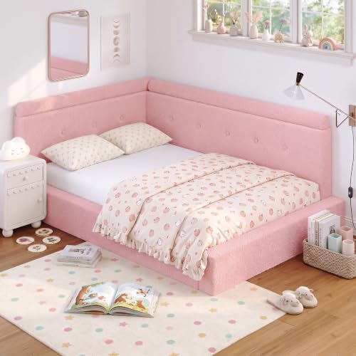 EnHomee Corner Cloud Full Bed Frame by EnHomee