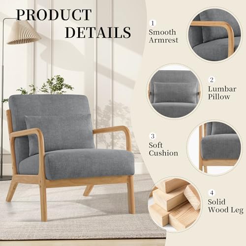 Mid Century Modern Accent Chair - Image 3