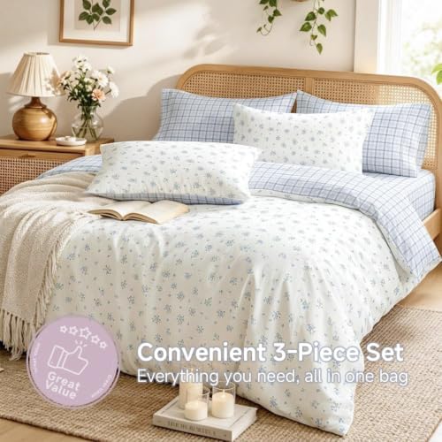 Floral Comforter Set Queen Size 3 Pieces - Image 4