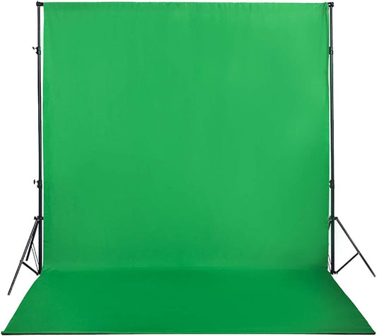 Green Screen Backdrop 10x12ft Photo Backdrop Chromakey Muslin Portrait Green Backdrop for PS Keying/Video Creation/Studio Portrait Shoots