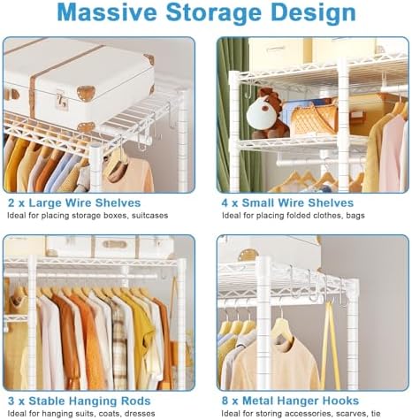 F7 Medium Clothes Rack, Clothing Racks - Image 6
