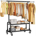Luxspire Rolling Heavy Duty Clothes Rack by Luxspire
