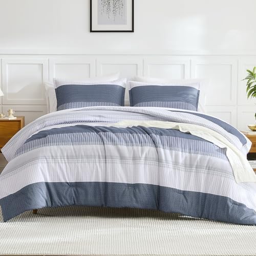Litanika Black Blue Oversized King Comforter Set - Image 2