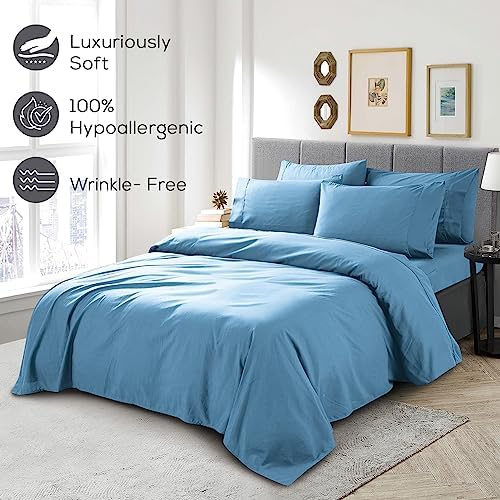 Mueller UltraTemp 6 PC Queen Sheet Set - Image 5