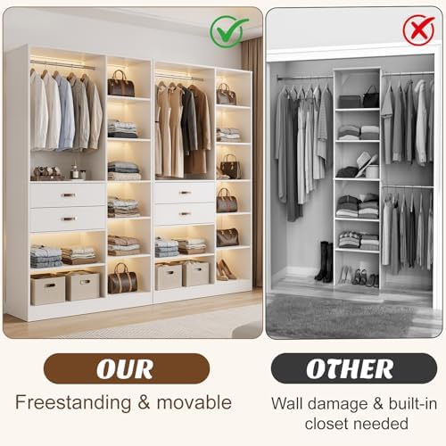 80'' Freestanding Closet System - Image 3