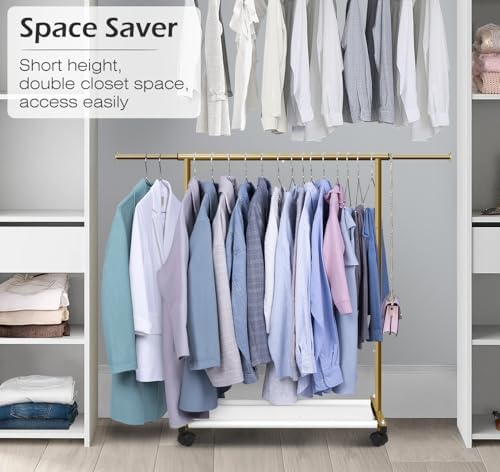 MISSLO Short Clothing Racks for Hanging Clothes - Image 2