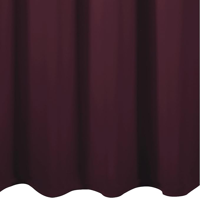 LEMOMO Burgundy Red Thermal Blackout Curtains/52 x 84 Inch/Set of 2 Panels Room - Image 9