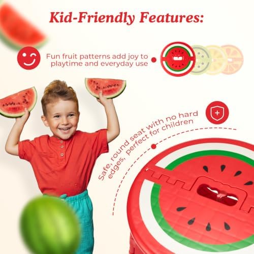 9 Inch Folding Step Stool for Kids, Sturdy Collapsible Step Stool Foldable Up - Image 6