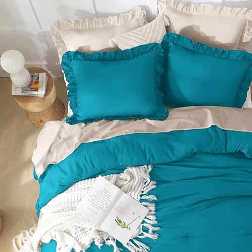 Andency Turquoise California King Comforter Set - Image 3