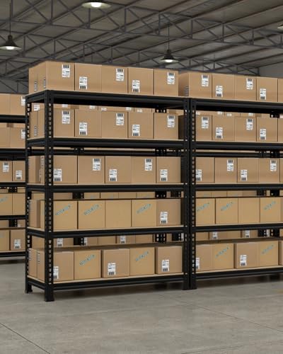 PrimeZone 5-Tier Garage Storage Shelves, Adjustable Metal Shelving - Image 2