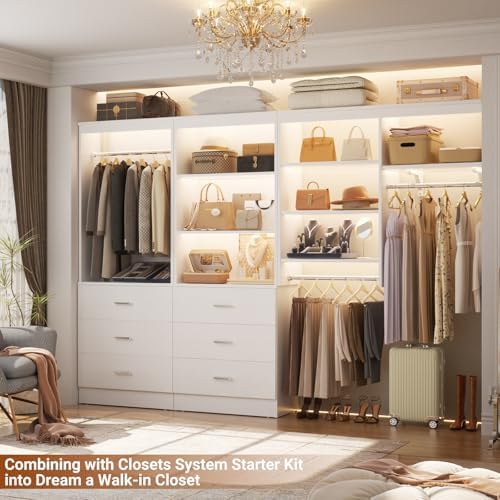 Aheaplus 23.6" Closet Drawers System, Closet System - Image 2