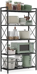 SONGMICS 5-Tier Steel Storage Rack, Shelving Unit by SONGMICSbySONGMICSHOME