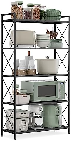 SONGMICS 5-Tier Steel Storage Rack, Shelving Unit by SONGMICSbySONGMICSHOME