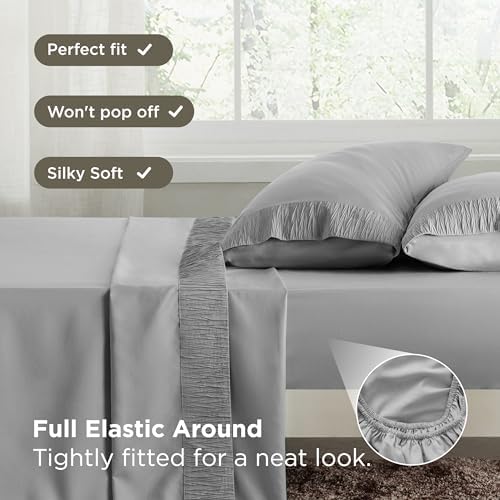 Bedsure Twin XL Sheets Dorm Bedding - Image 6