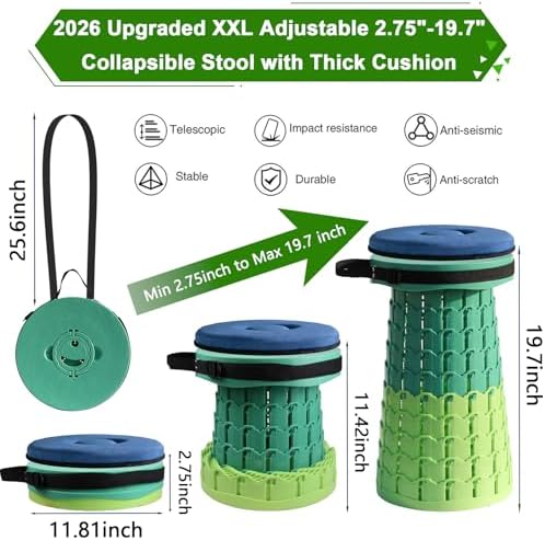 2026 Upgraded XXL Collapsible Stool - Image 2