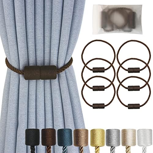 Magnetic Curtain Tiebacks Decorative Holdbacks Rope Tie Back Drapes Hangtty by CURTAINTIEBACKS