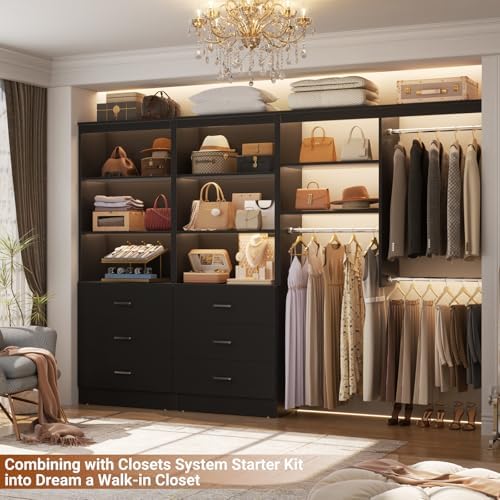 Aheaplus 47.2" Closet Drawers System, Closet System - Image 2