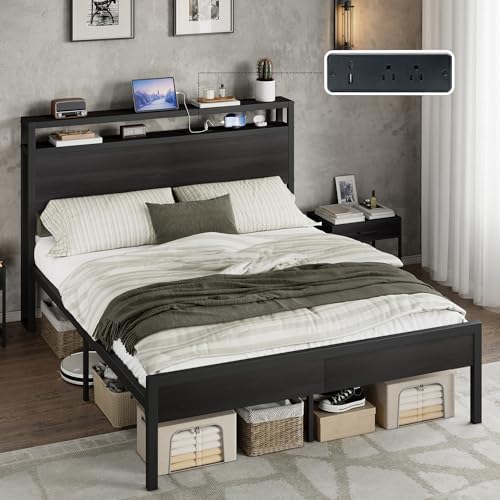AMERLIFE Queen Size Platform Bed Frame by AMERLIFE