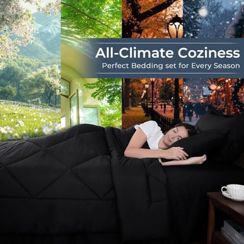 HEVUMYI 7-Piece Oversized Queen Comforter Set - Image 3