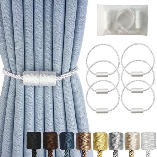Magnetic Curtain Tiebacks Decorative Holdbacks Rope Tie Back Drapes Hangtty by CURTAINTIEBACKS