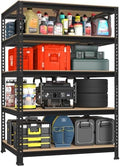 PrimeZone 5-Tier Garage Storage Shelves, Adjustable Metal Shelving by PrimeZone