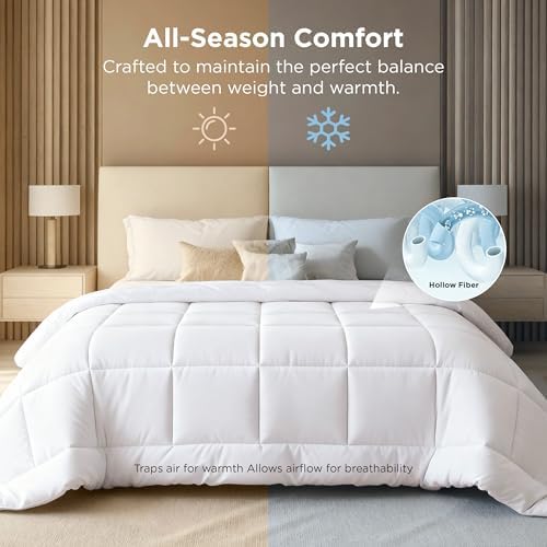 Bedsure Comforter Duvet Insert, Quilted Bedding Blanket - Image 4