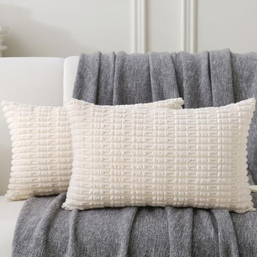 2 Pack Corduroy Decorative Throw Pillow by WHATWEARS