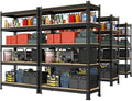 PrimeZone 5-Tier Garage Storage Shelves, Adjustable Metal Shelving by PrimeZone